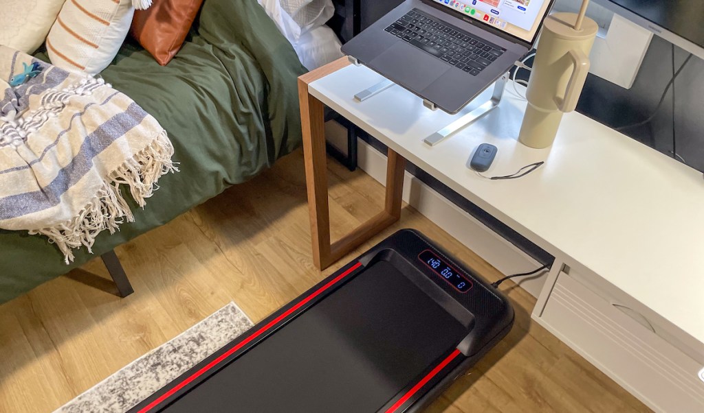 walking pad under standing desk