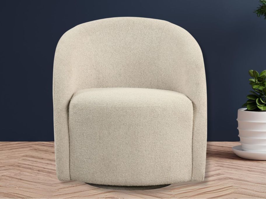 Lifestyle Solutions Briars Art Deco Style Swivel Accent Chair