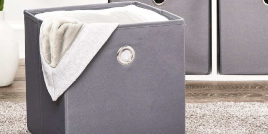 Mainstays Collapsible Fabric Storage Cubes 4-Pack Only $9.98 on Walmart.com