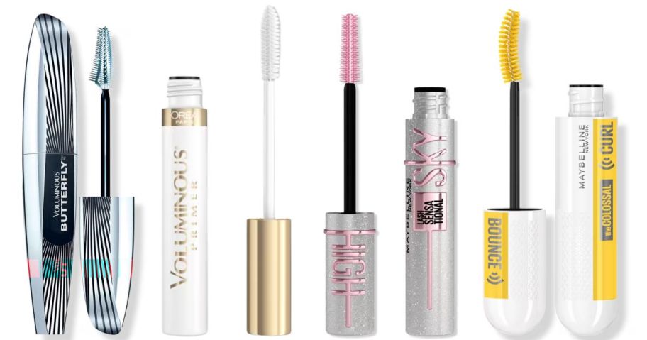 4 Mascara tubes: Loreal & Maybelline