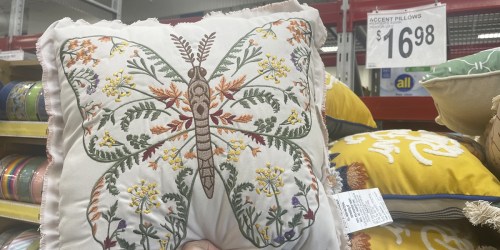 Sam’s Club Embroidered Spring Throw Pillows Only $16.98