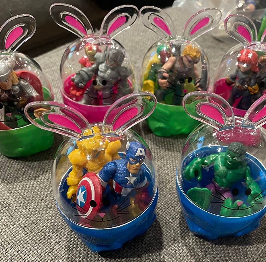 Easter Eggs filled with Marvel Heroes
