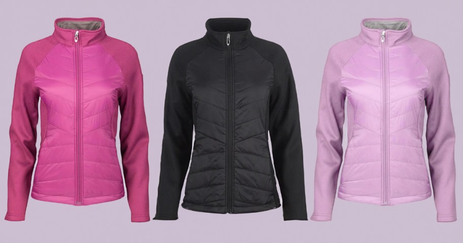 Spyder Women's Nova Full Zip Hybrid Jacket