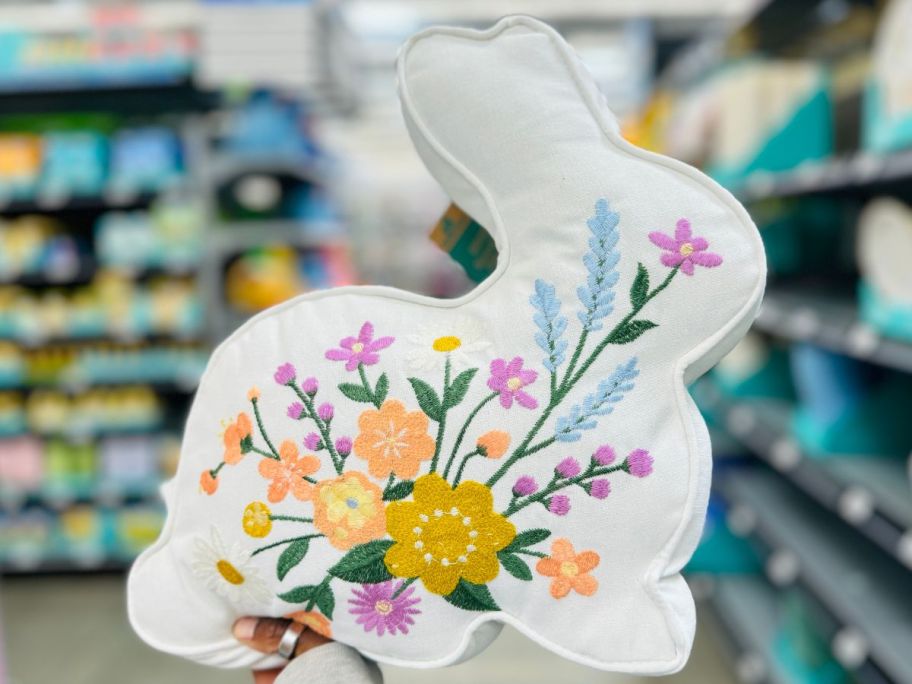 Way to Celebrate Easter Decorative Bunny Pillow