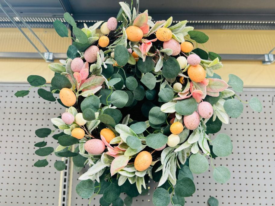 Way to Celebrate Easter 22" Speckled Egg Wreath