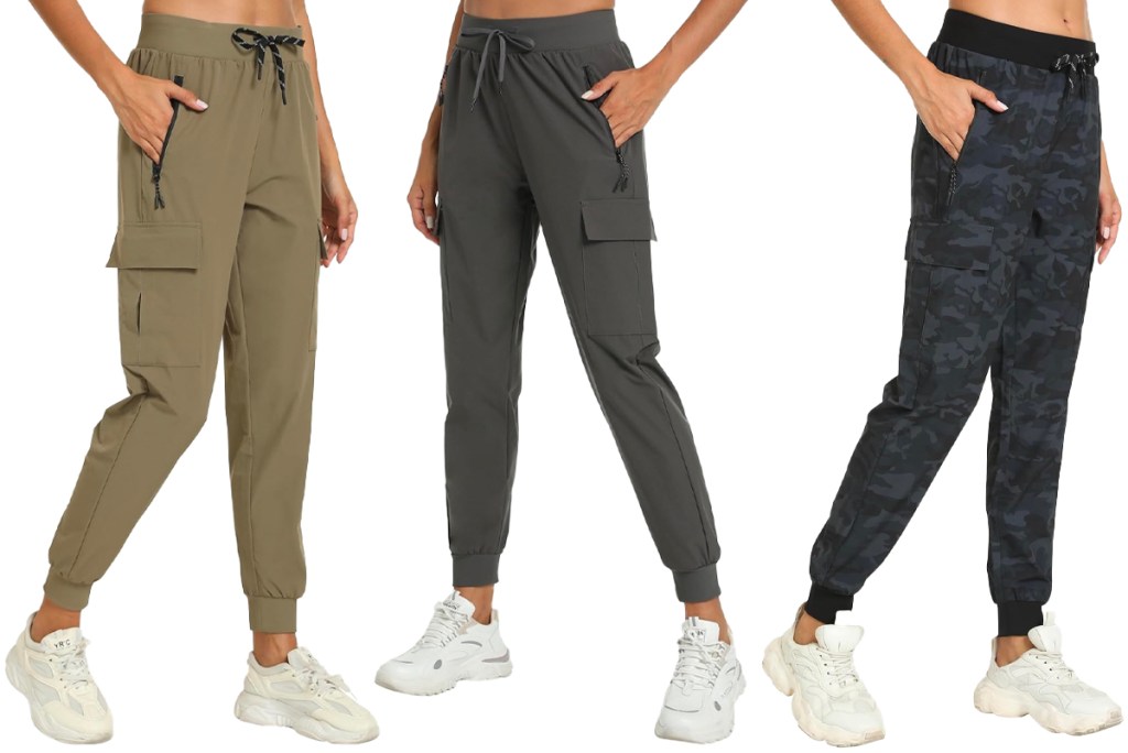 Women's Cargo Athletic Pants 