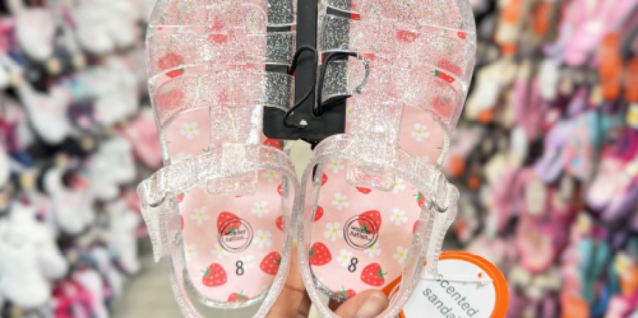 Scented Jelly Sandals Only $9.98 on Walmart.com (Smells Like Strawberries!)