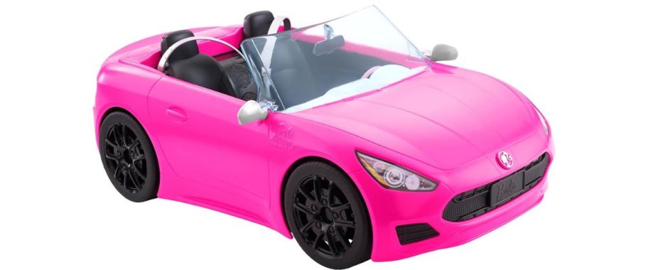 barbie convertible pink car