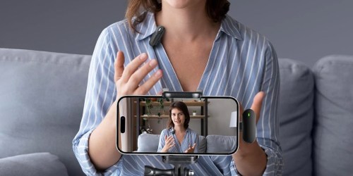 Wireless Clip-On Microphone 2-Pack Only $17.99 Shipped on Amazon (Perfect for Content Creators!)