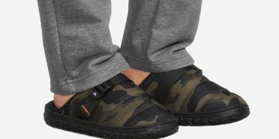 Ozark Trail Men’s Camp Scuff Slippers Just $10 on Walmart.com (Water Resistant)