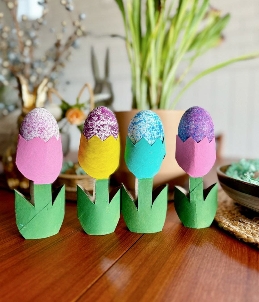 toilet paper roll easter egg holders