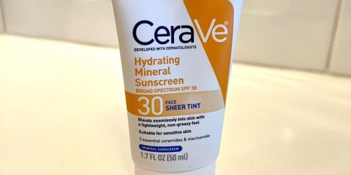 CeraVe Tinted Hydrating Sunscreen Only $9.79 Shipped for Amazon Prime Members + Free Credit!