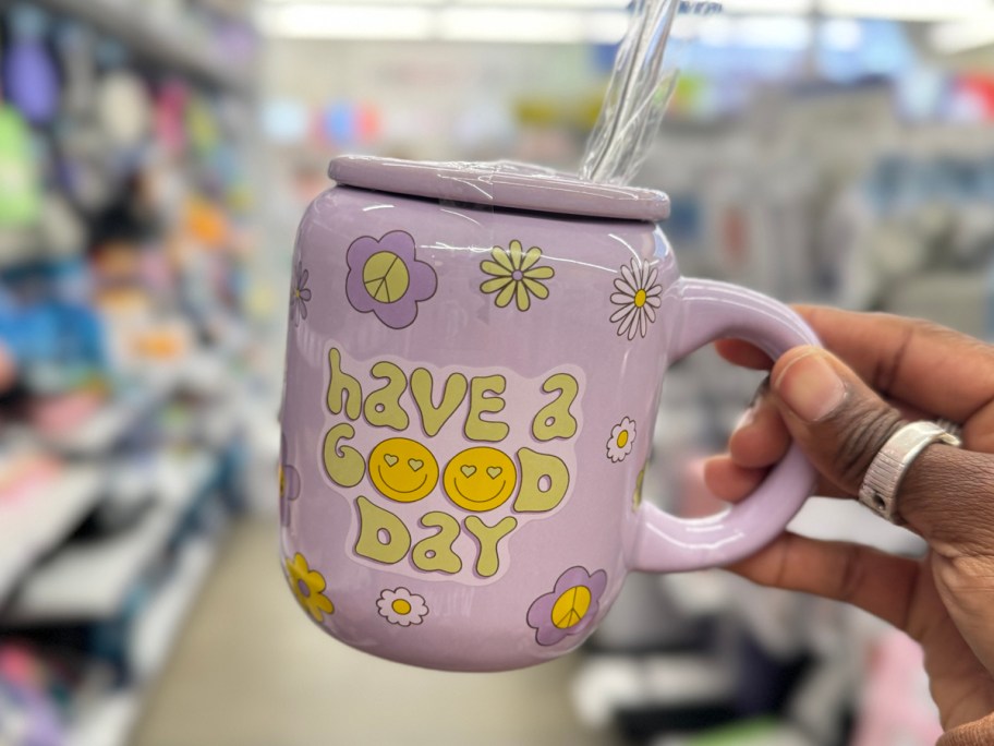 Ceramic Mugs with Glass Straw at Five Below 