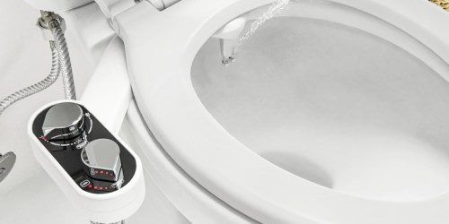 Clear Rear Bidet Attachment Just $33.99 Shipped for Prime Members (Reg. $52) | Installs in 15 Minutes