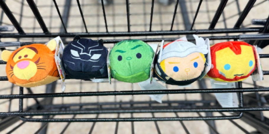 Disney and Marvel Avengers Tsum Tsum Plush Toys Only $1.25 at Dollar Tree!