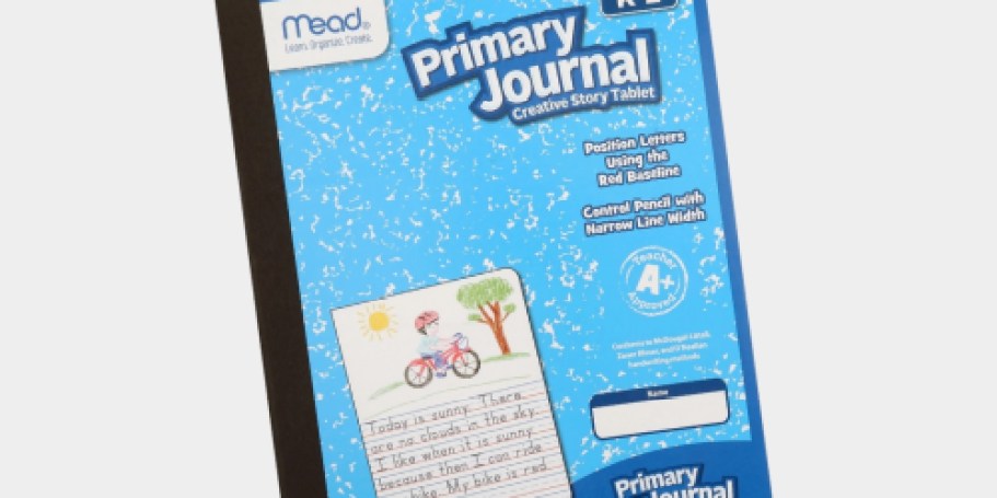 Mead Primary Writing Journal Only 50¢ on Walmart.com (Regularly $5)