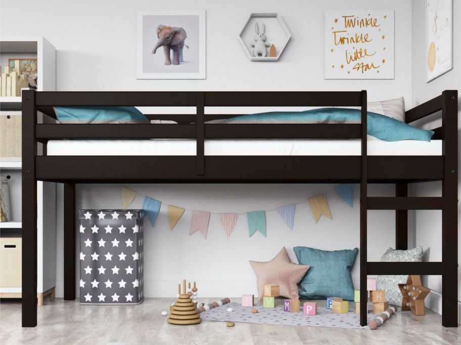 Harriet Bee Schlemmer Twin Loft in black