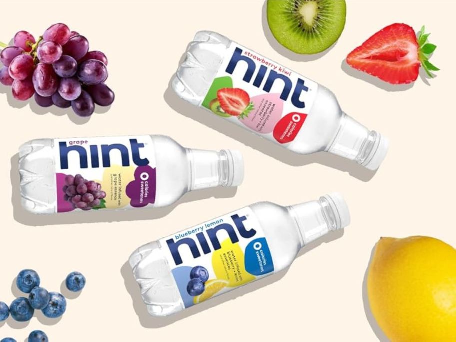 3 bottles of hint water