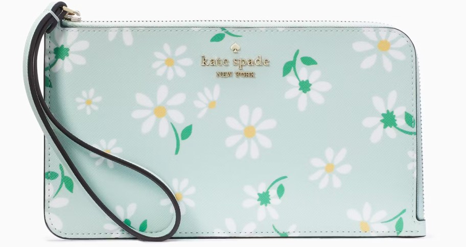 daisy print kate spade wristlet