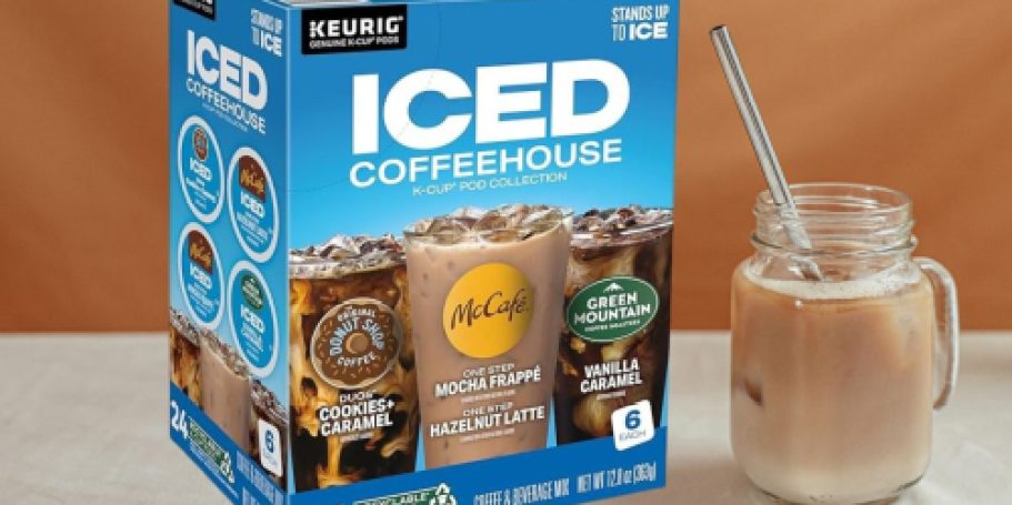 50% Off Keurig K-Cups | Iced Coffeehouse 96-Count Variety Pack Just $37.98 Shipped (40¢ Each)