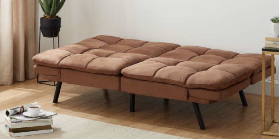 Mainstays Memory Foam Futon Only $120 Shipped on Walmart.com