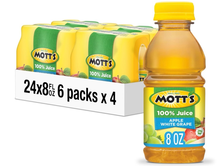 Mott's Apple White Grape Juice 24pack