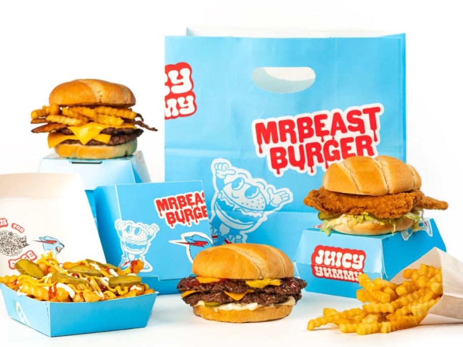 Mr.Beast Burger food