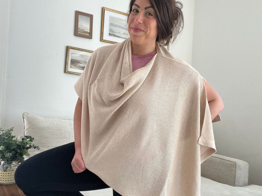 Quince Nursing Shawl