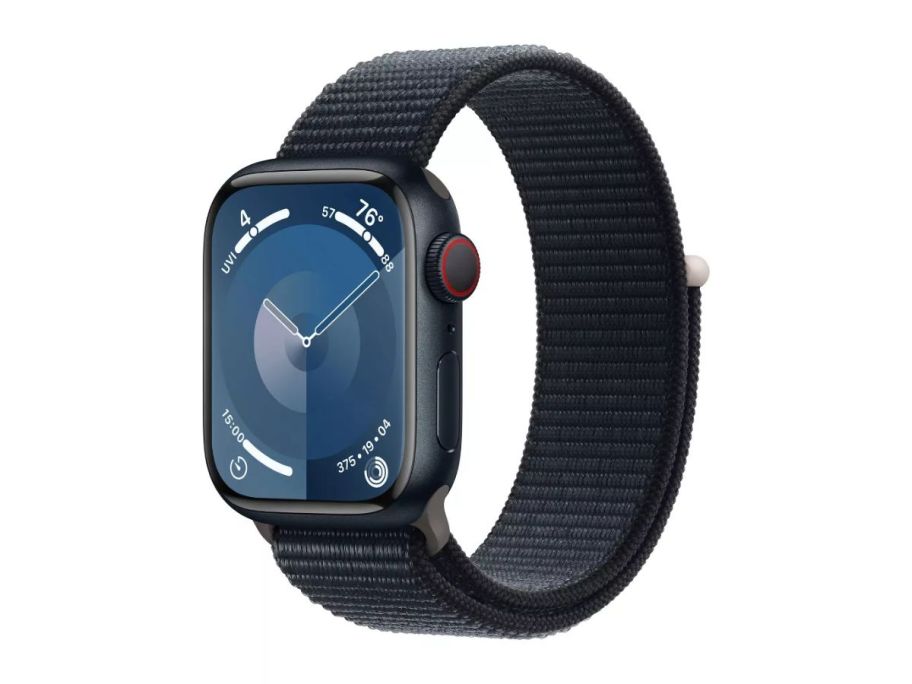 apple series 9 watch on white background