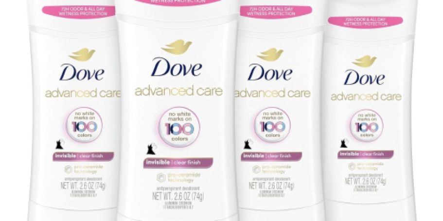 Dove Advanced Care Deodorant Just $1 Shipped on Amazon (Reg. $7)