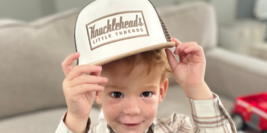 30% Off Knuckleheads Kids Accessories on Amazon | Save on Hats, Bow Ties, & Suspenders!