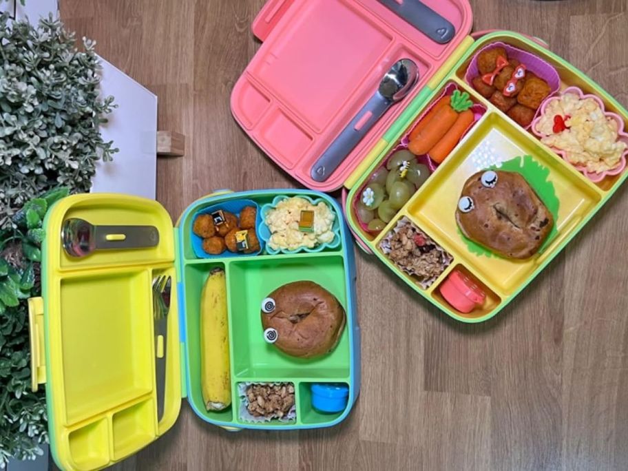 two munckin bento boxes on counter