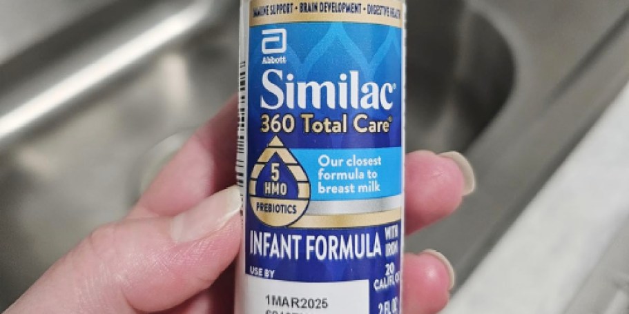 Similac 360 Total Care Infant Formula Bottles 48-Count Only $34.71 Shipped on Amazon (Just 72¢ Each!)