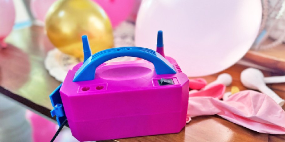 Electric Balloon Pump Only $11.99 on Amazon – Perfect for Balloon Arches!