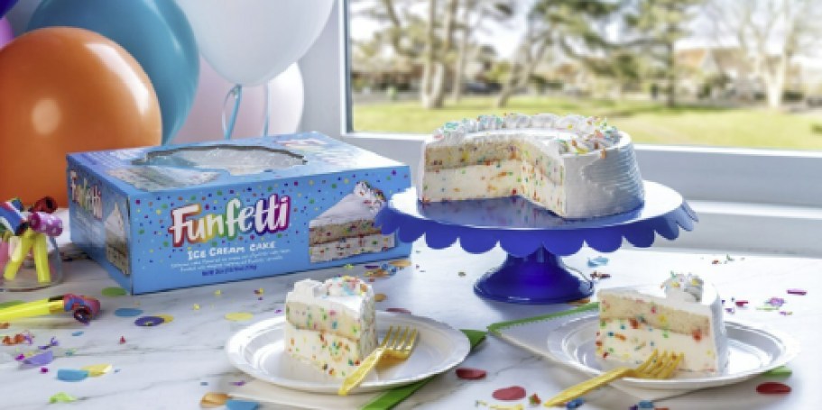 NEW Funfetti Ice Cream Cake is Hitting Store Shelves + More Treats Coming Soon