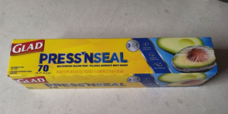 Glad Press’n Seal Food Wrap 70′ Roll Only $2 Shipped on Amazon (Regularly $8)
