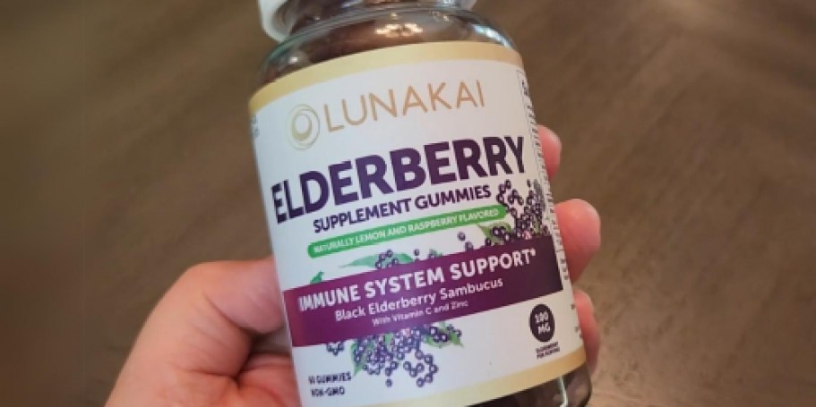 Lunakai Sambucus Elderberry Gummies 60-Count Only $11.56 Shipped on Amazon (Reg. $23)