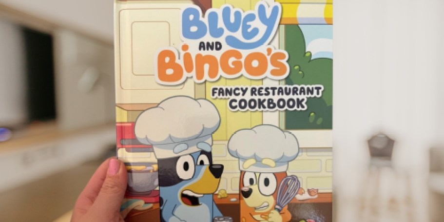 Bluey & Bingo’s Fancy Restaurant Cookbook Only $9 on Amazon or Target