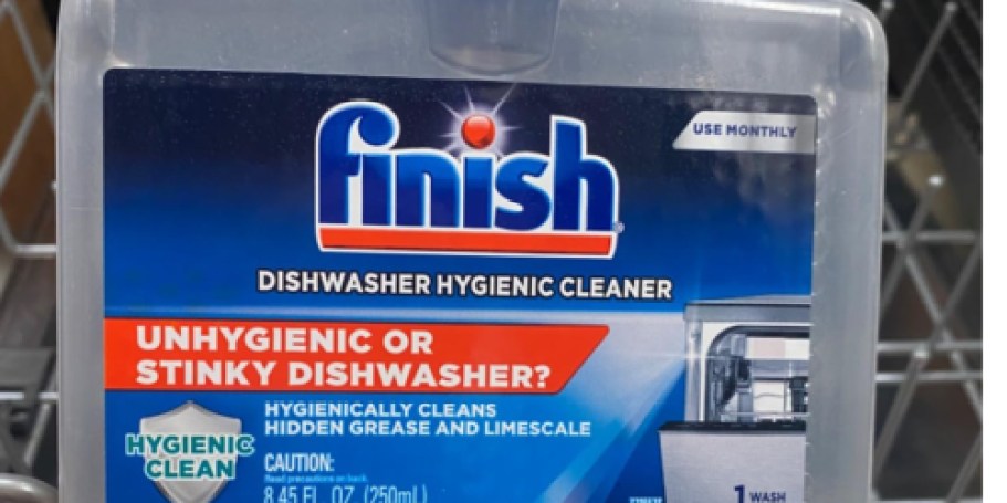 Finish Dishwasher Cleaner 4-Pack Just $9.95 Shipped for Prime Members (Reg. $15)