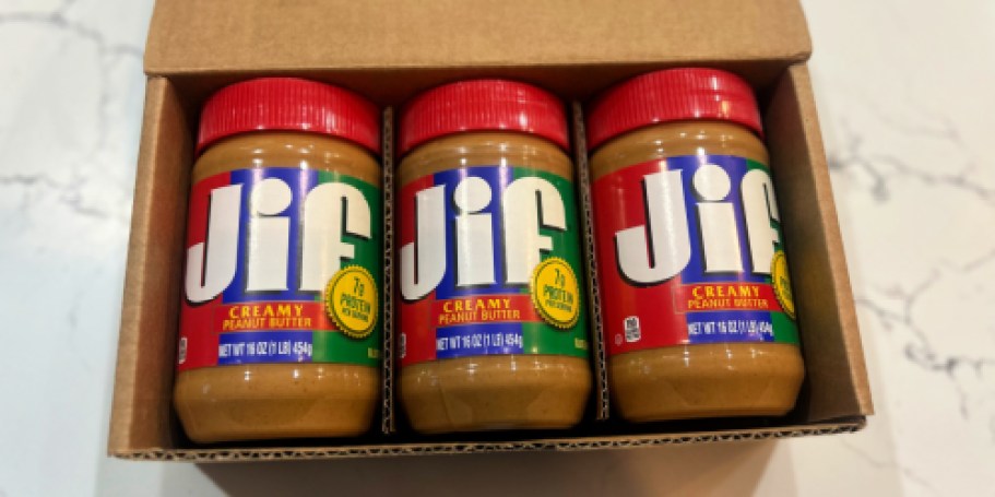 THREE Jif Peanut Butter Jars Only $6.55 Shipped on Amazon (Just $2.18 Each!)