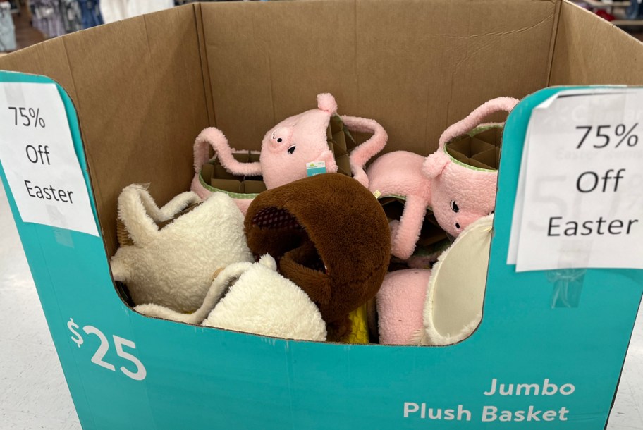 Jumbo Plush Easter Baskets