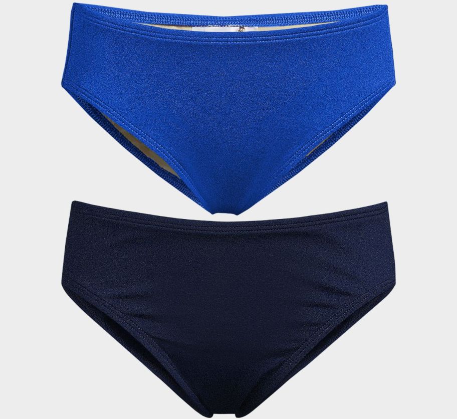 two pair of girls bikini bottoms