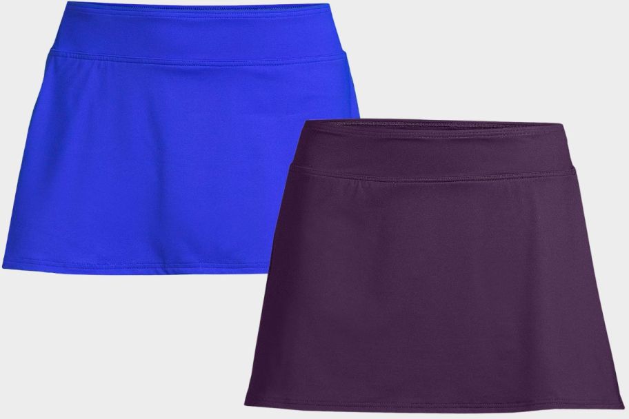 two womens swim skirts