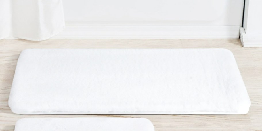 Mainstays Faux Fur Memory Foam Bath Rug Set Only $5.91 on Walmart.com (Regularly $18)