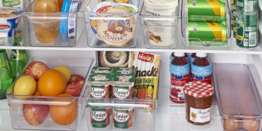 Mainstays Fridge Organizer Bins 8-Piece Set Only $9 on Walmart.com (Reg. $22) | Will Sell Out!