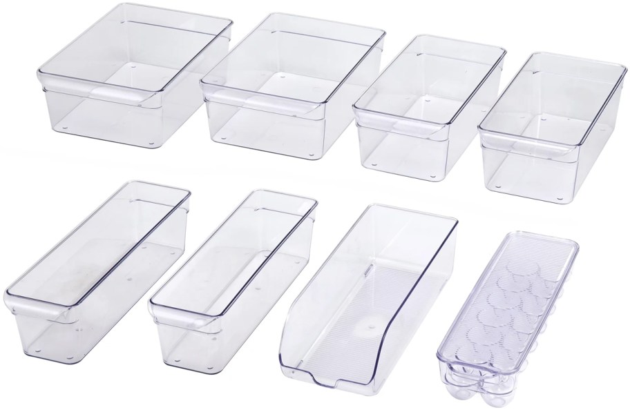 Mainstays Organization Bin 8-Pack Set