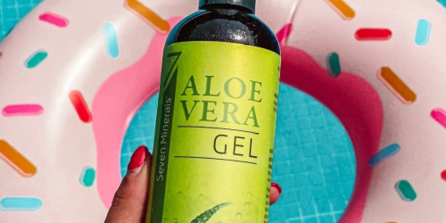Organic Aloe Vera Gel Only $14.96 Shipped on Amazon (Reg. $25) | Soothe Sunburns & Rashes!
