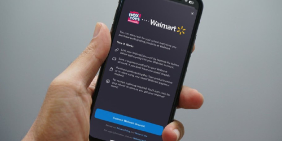 Sync Your Walmart Account to Your Box Tops App & Earn Money For Your School While You Shop!