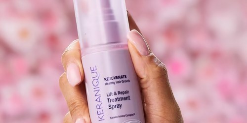 Keranique Hair Thickening Spray Just $14 on Amazon (Over 2K 5-Star Reviews)