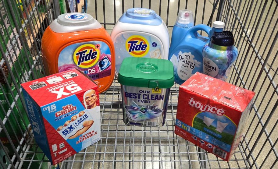 p&g items in cart 